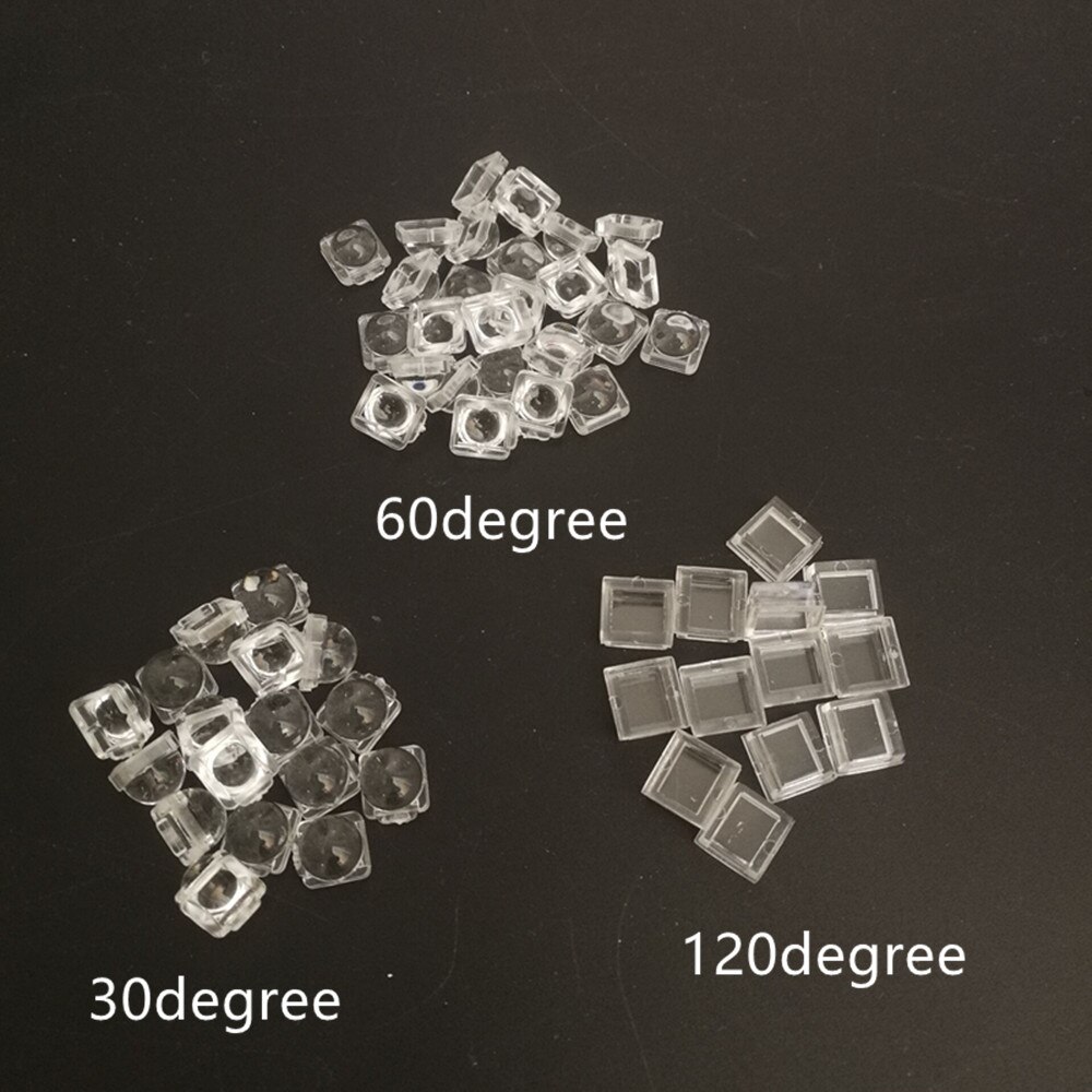 LED 5050 Strähne PMMA konvexe optische linse Reflektor Kollimator OBJEKTIV F LEDS WS2812 WS2811 SK6812 30 60 140 grad