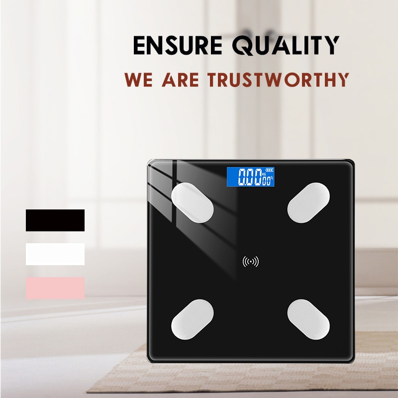 Smart Body Fat Scales Electron Bathroom floor Scale Bluetooth Precision With Wirless-Compatible Balance BMI Composition Analyzer