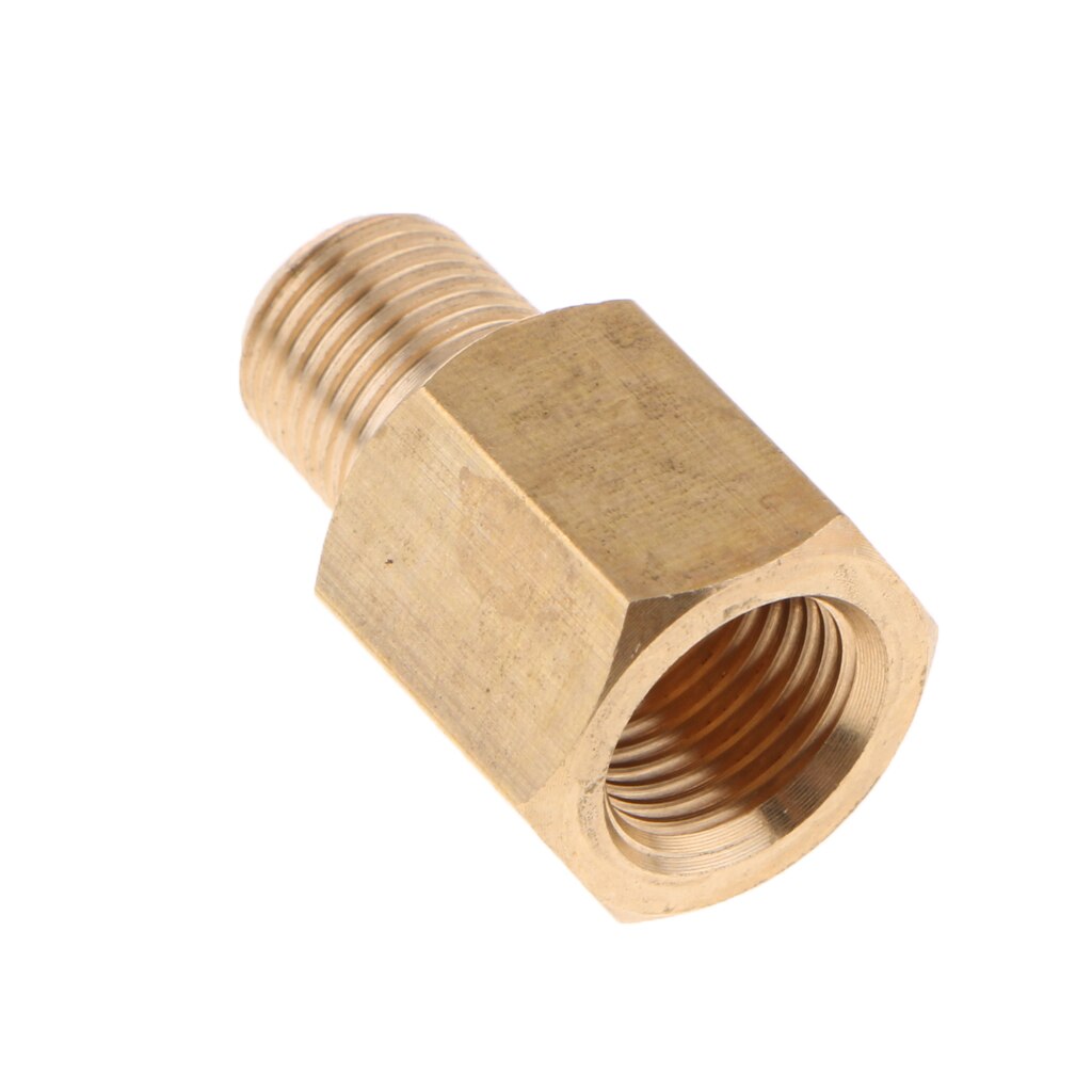 1/8NPT To 1/8 BSPT Fuel Pressure Gauge Connector Quick Connect