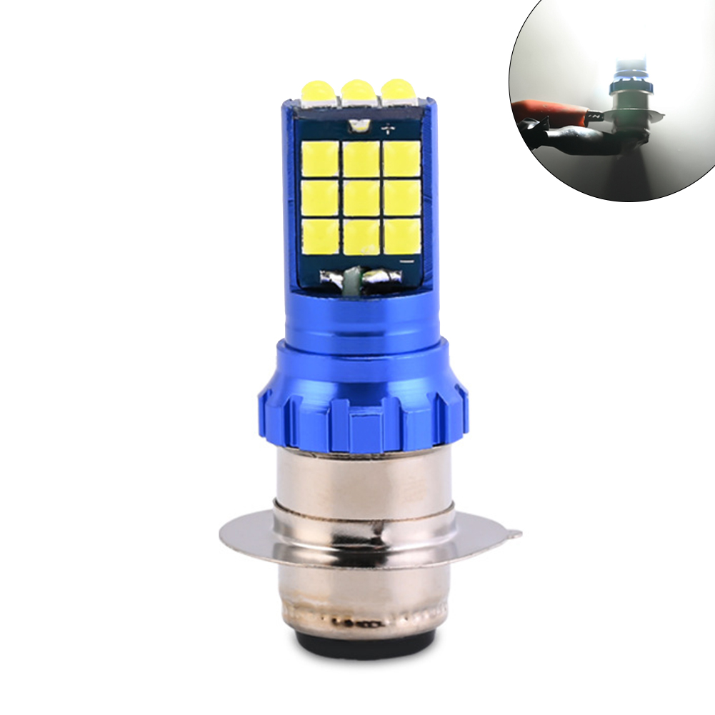High Bright Motorcycle LED Headlight H4 H6 BA20D P15D Hi/Low Headlight Bulb Motor Driving Lights DRL Front Lamp 6000K White