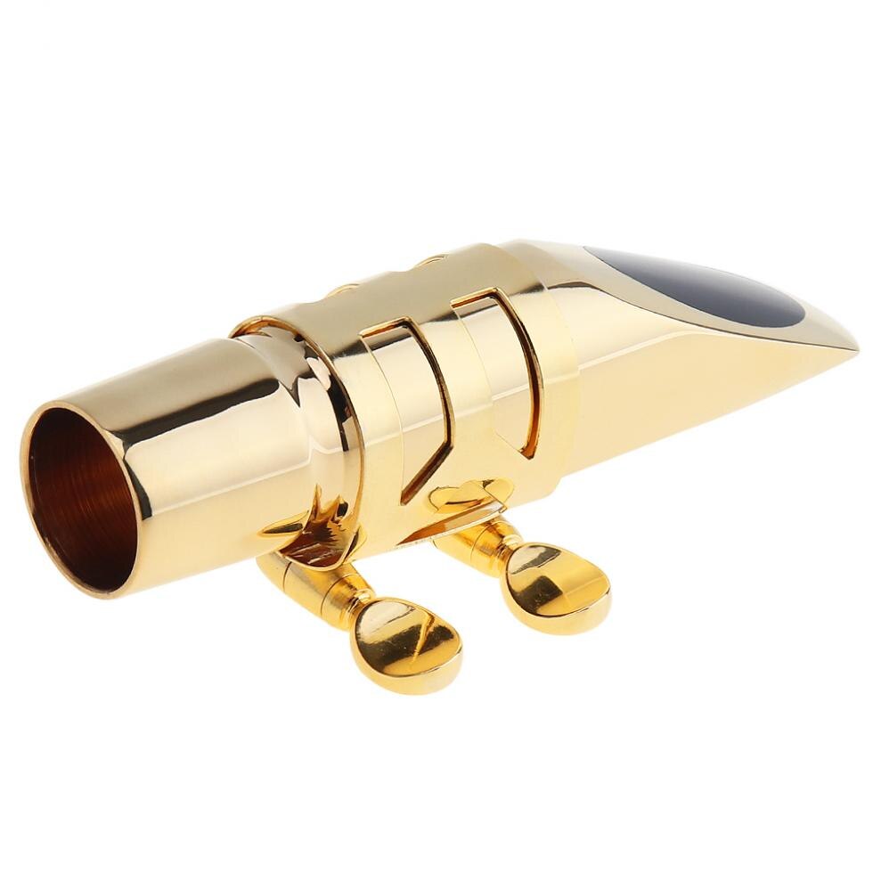 Slade Professionele Vergulde Metalen Altsaxofoon Mondstuk 7 Voor Spelen De Jazz Muziek