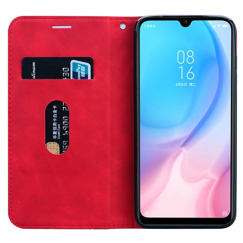 Funda magnética con tapa para Xiaomi Mi A3 Funda de cuero Pu para Xiaomi Mi A3 MiA3 mi A 3 Fundas para teléfono Coque Funda Shell