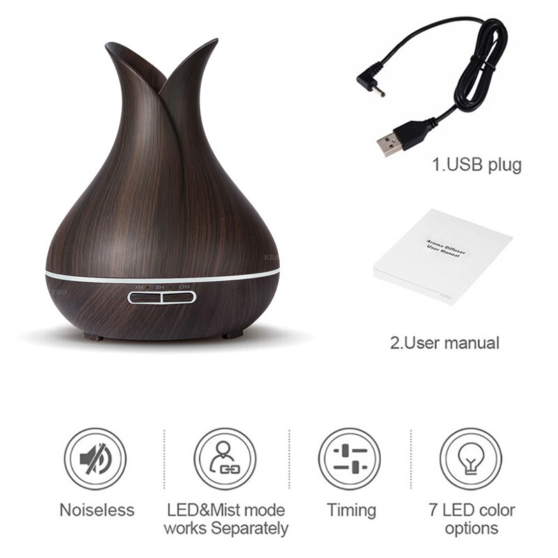 150ml Usb Air Humidifier Essential Oil Diffuser Aroma Lamp Aromatherapy Electric Aroma Diffuser Mist Maker for Home