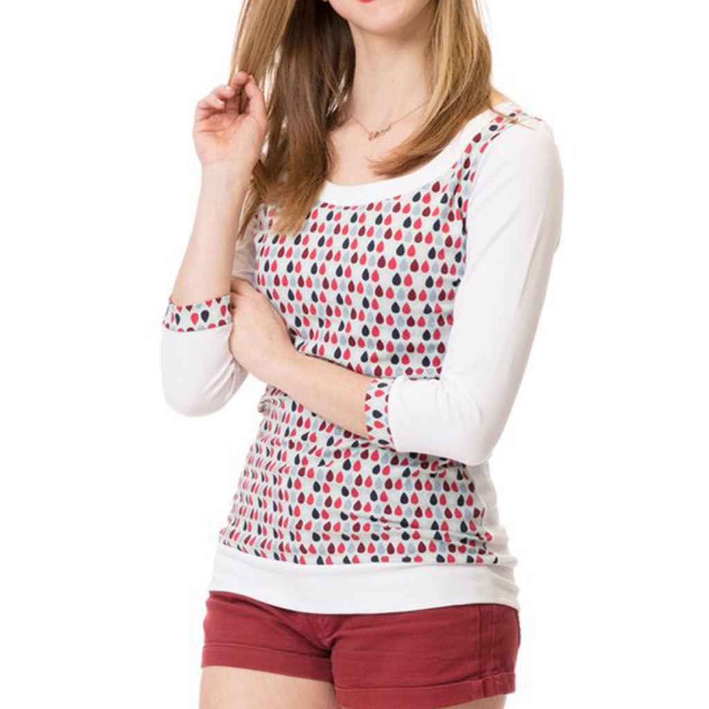 Women Maternity Sweatshirt Seven Sleeve Print Patchwork Breastfeeding Nursing Jumper Collar Pregnant women's sweater