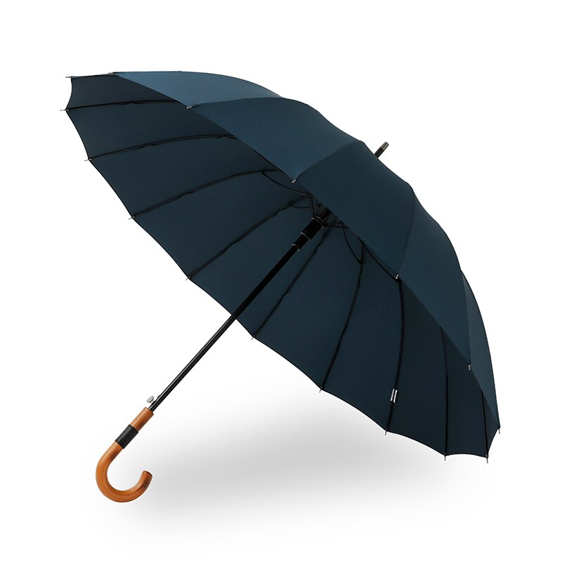 Fallskjerm 16k lang paraply menn virksomhet japansk sterk stor paraply regn kvinner guarda chuva store golf paraplyer vindtett: Marinen