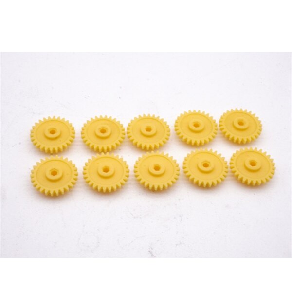 Self-made tamiya gear set per mini 4wd tamiya telaio MS MA AR S2 VS FMA hollow set di ingranaggi per tamiya set kit: yellow gears 10pcs