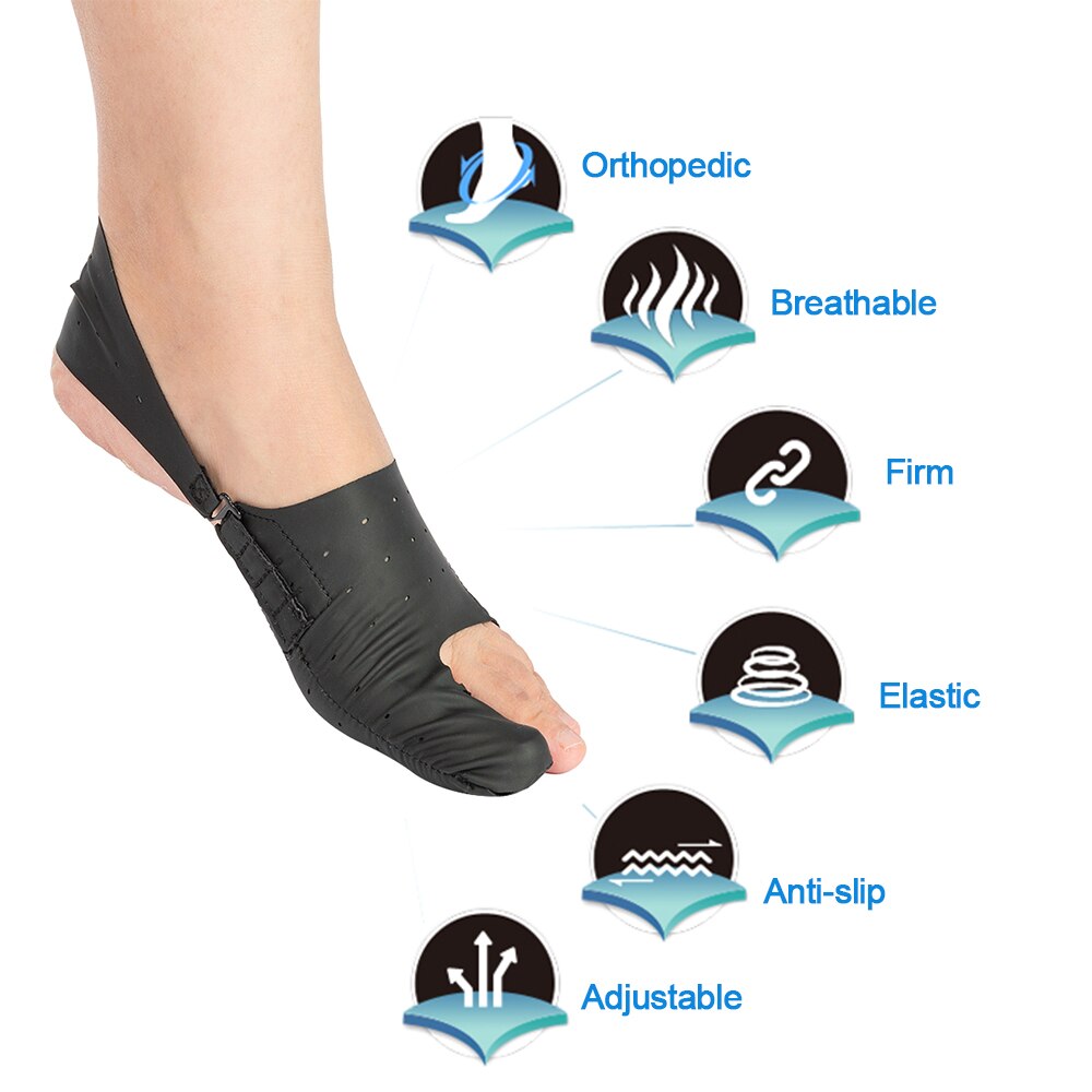 Ultra-thin Big Toe Bunion Corrector Hallux Valgus Straightener Foot Pain Relief Orthotics Foot Care Tool Unisex PU Elastic Fiber