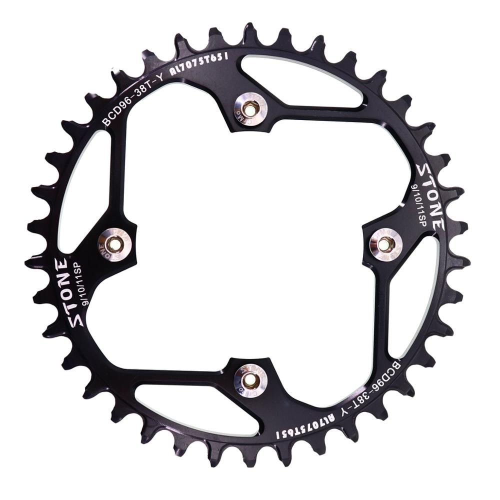 Kivi eturatas 96 bcd shimano  m782 m4000 m4050 m612 xtc 820 kierros 36t 38 40t 42 44 46 48t hammasta mtb pyörä eturattaan 96 bcd