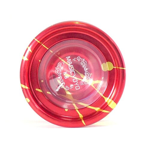 Vendita calda Magic yoyo K8 Leopard YOYO cuscinetto in metallo giocattoli yoyo professionali puntelli speciali diabolo giocoleria: red