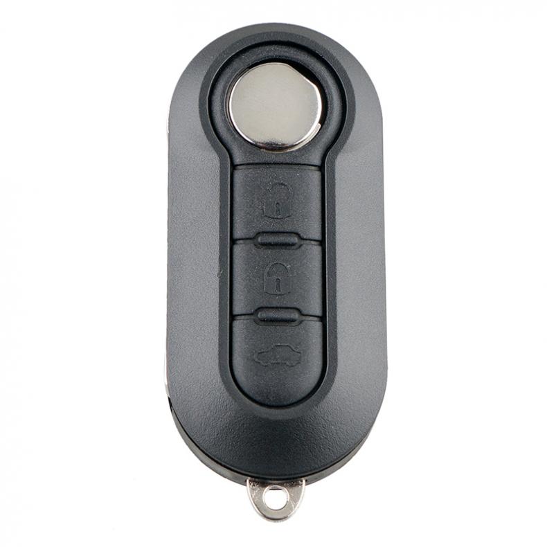 3 Buttons Car Key Remote Control Folding Housing Replacement fit for Fiat 500 Doblo Ducato Panda Punto Peugeot