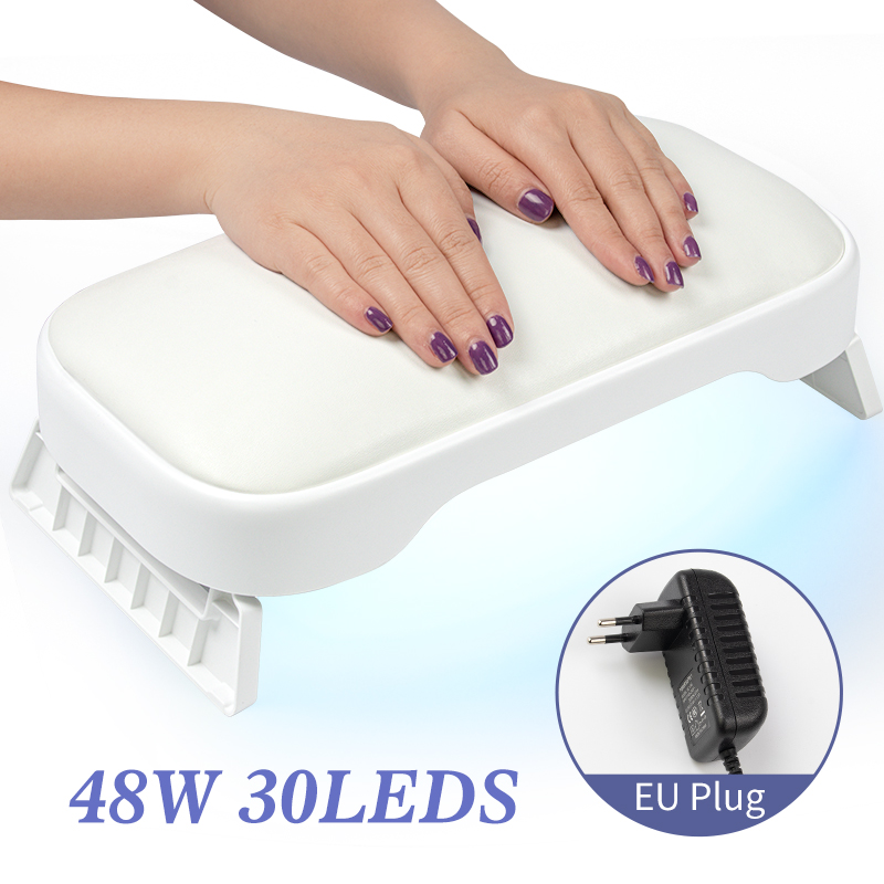 Lampe Uv Led professionnelle puissante pour vernis à ongles Gel, Machine de manucure, capteur automatique, outils de manucure: F7-B White