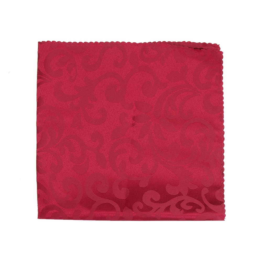 Servilleta cuadrada de bolsillo para decoración del hogar, suministros para de Hotel, 48cm, tela satinada, servilletas de mesa: wine red