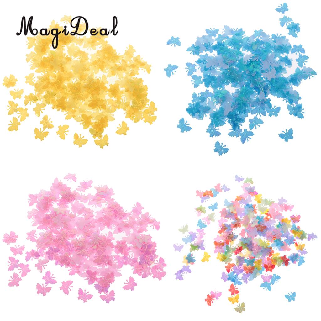 Separador de papel picado MagiDeal, 1 bolsa, mariposa, para bodas, Baby Shower, confeti, decoración para eventos y fiestas