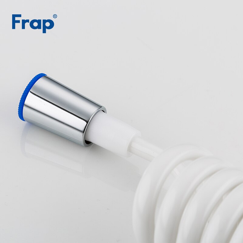 Frap Wit Universele Richtingen Slang Rubber Lente Type Hoge Pressurea Rekbaar Pijp Sproeikop Op Keuken Kraan F44-1