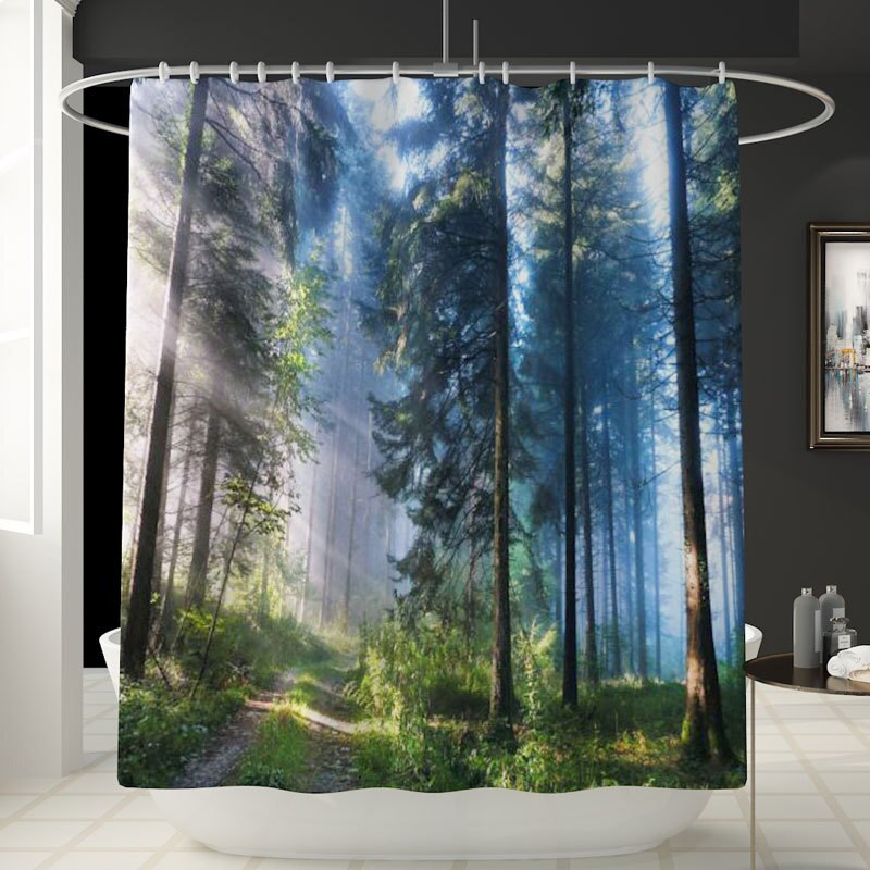 Zeegle-rideau de douche avec tapis de bain | Rideau de bain en tournesol, tapis sur pied antidérapant, tapis de sol, paillasson lavable, tapis de pieds et de toilettes: YL35SY178