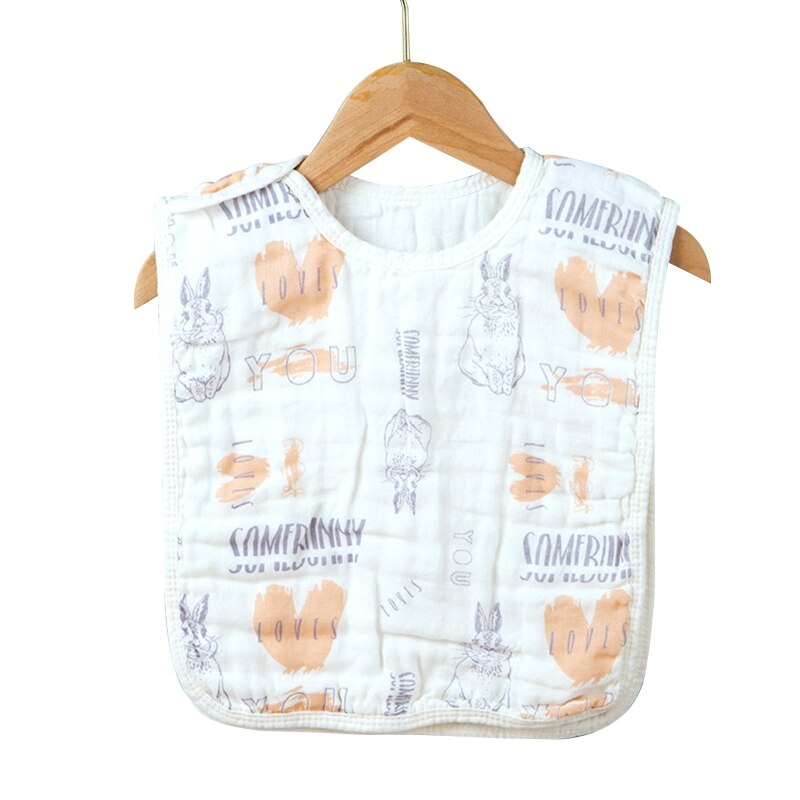 Cartoon Gedruckt Weiche Gaze Baumwolle Speichel Handtuch Baby Fütterung Bib Schal Neugeborenen Burp Tuch Waschlappen Taschentuch: 3