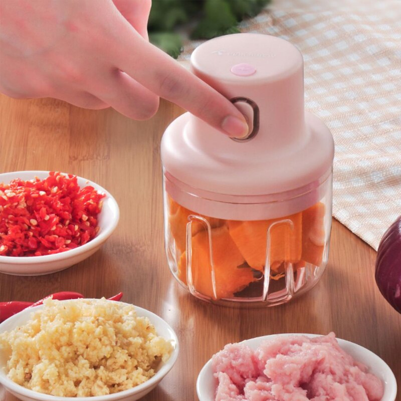 Electric Food Chopper,Automatic Mixer Blender to Chop Fruits/Vegetables/Garlic/Onion,Meat Grinder,Kitchen tools