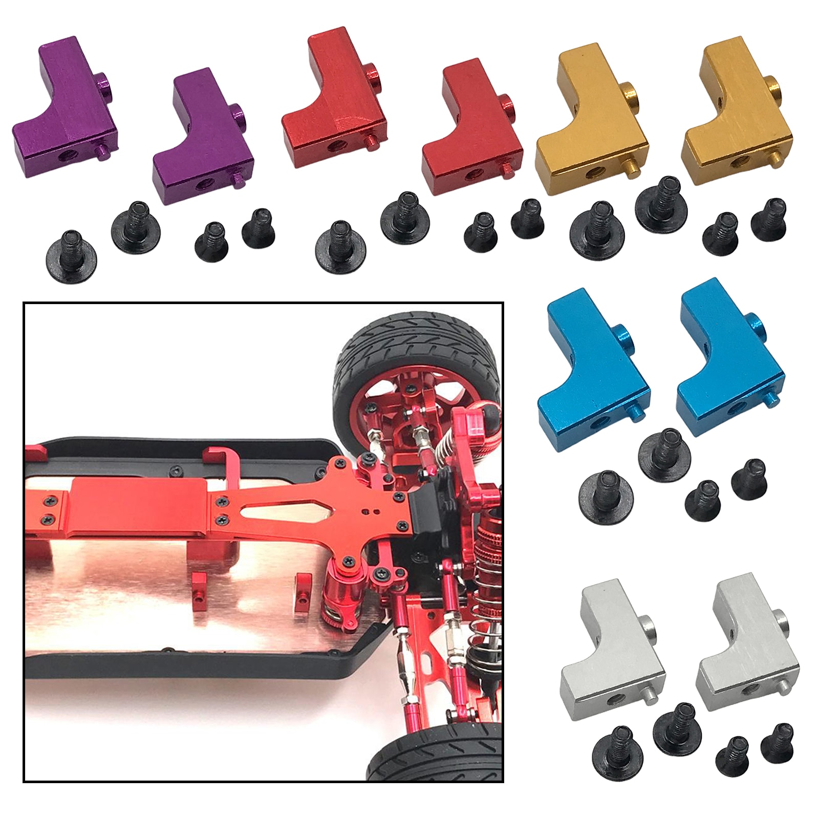 2 stücke RC Auto Lenkgetriebe Halfter Aktualisierung Teile Servo für 1:14 Wltoys 144001