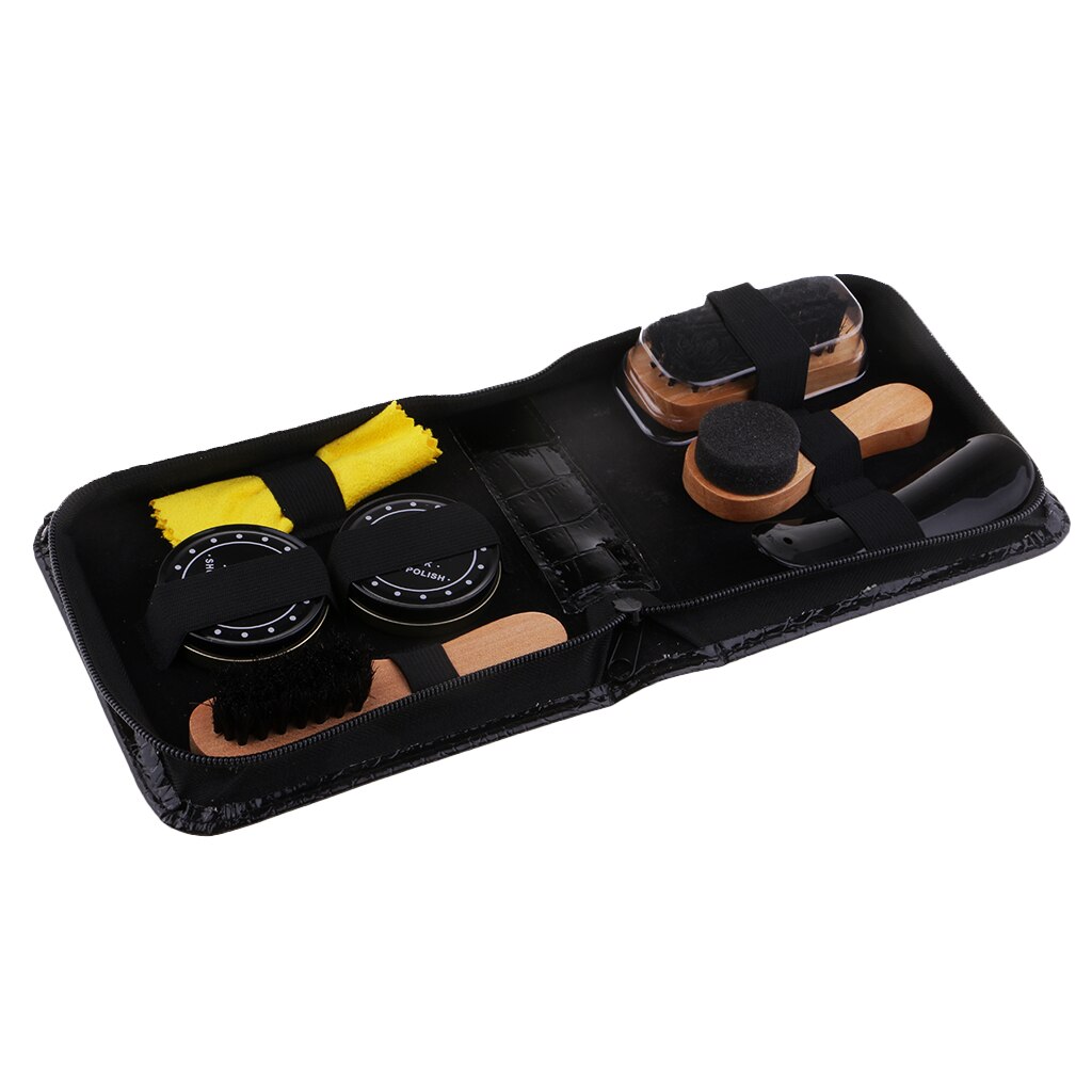 Illustration of Black Leather Shine Maintenance To Enhance Travel Readiness