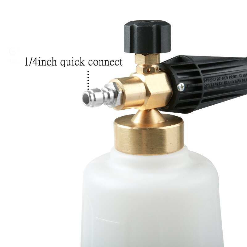 2l pistolets de nettoyage à pression, lance à mousse pour neige, canon à mousse, jet de lavage à dégagement rapide avec buses de pulvérisation pour karcher/bosch/lavor 4000 psi