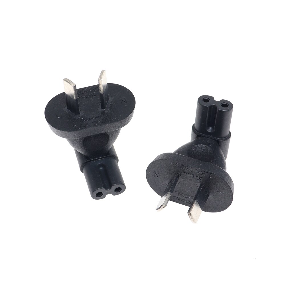 AU to IEC320 C7 Power Conversion Adapter Australia China 2 Pin Male to IEC 320 C7 AC Power Connector SAA Plug Converter