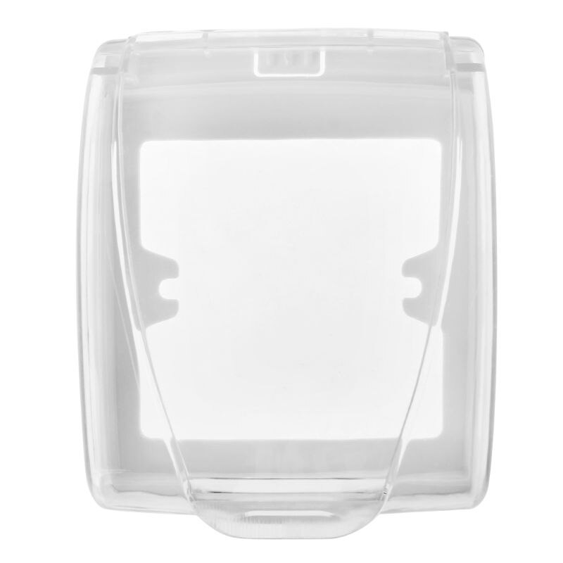 Plastic Wall Switch Waterproof Cover Box Wall Light Panel Socket Doorbell Flip Cap Cover Clear Bathroom Kitchen Accessory N0HB