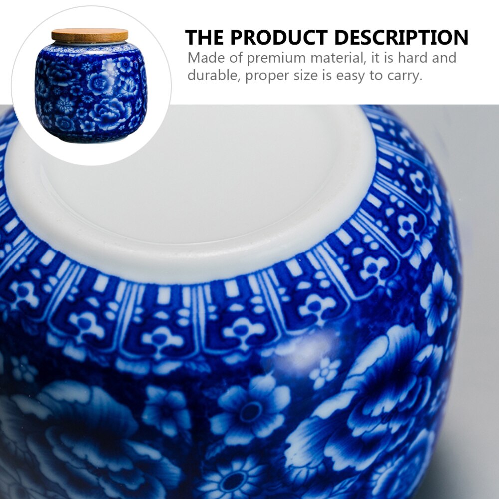 230ML Ceramic Tea Canister Sealing Tea Pot Storage Tank Tea Storage Pot