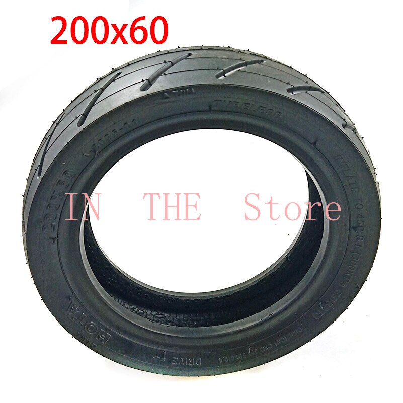 200x60 electric scooter tubeless tire explosion proof tire 8 inch 200 * 60 vacuum tire