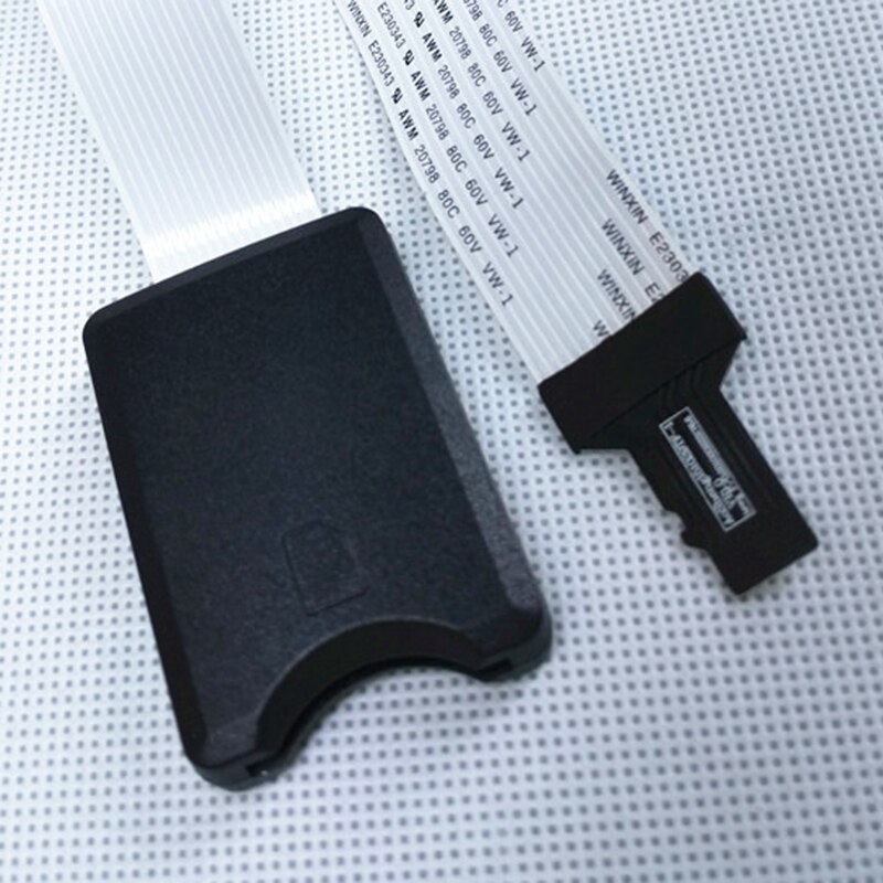 Adaptador de Cable de extensión Micro SD a tarjeta SD, 60cm, extensor Flexible de MicroSD a SD / SDHC / SDXC para GPS para coche
