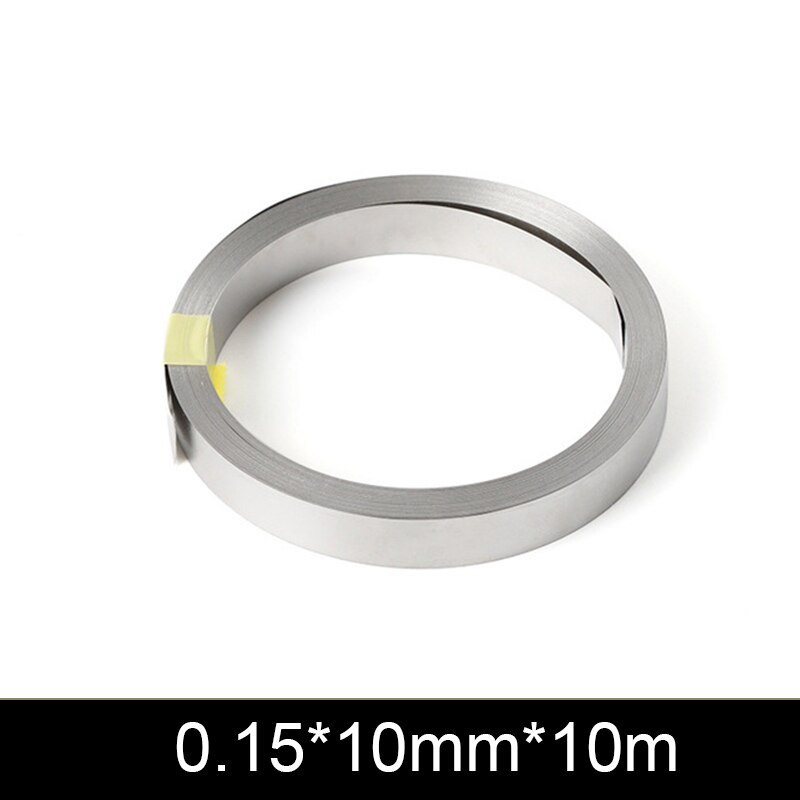 10 meter Cell Connector Nickel Strip Nickel-Plated Steel Strip Nickel-Plated Sheet Spot Welding Nickel Strip Nickel Strip 10 M: 0.15 10mm 10m