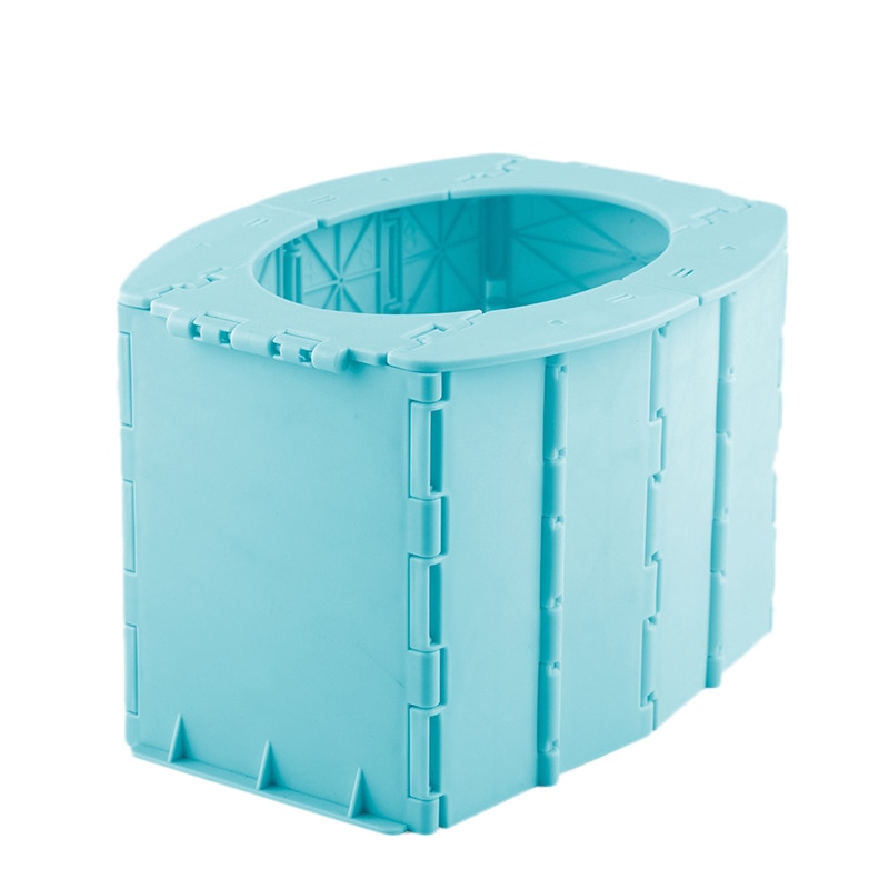 Tragbare Baby Töpfchen Wc Sitz Auto Reise Camping freundlicher Töpfchen Sitz freundlicher Klapp Wc: Blau