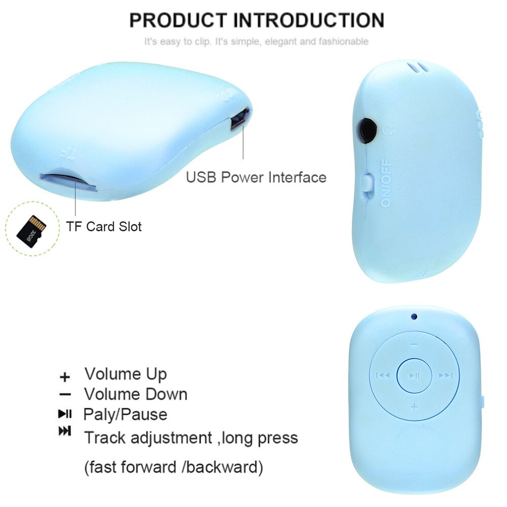 Mp3 Player Portable Mini Usb Mp3 Player Support Micro Sd Tf Card 32gb Sport Music Media Walkman Lettore Mp3