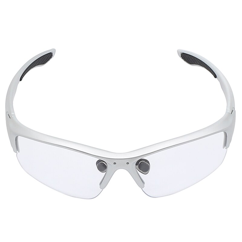 Tandheelkundige Loepen Accessoires Anti-Fog Glas Met Schroefgatframe Abs Bril Voor Binoculair Vergrootglas: Zilver