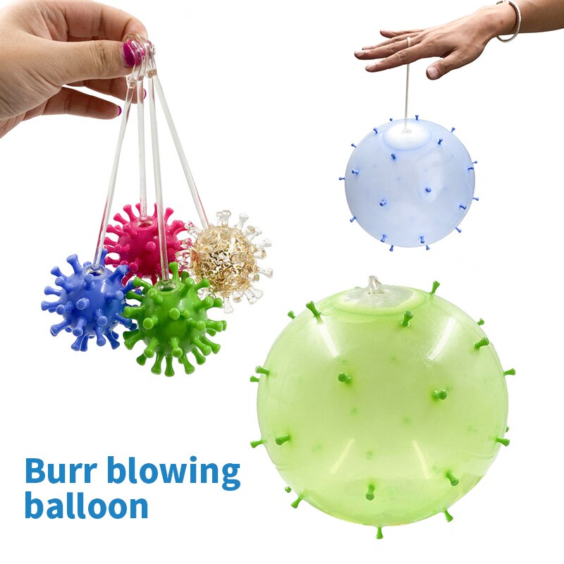 Yoyo Speelgoed Opblaasbare Bobo Bal Burr Blazen Ballon En Bounce Bal Opblaasbare Speelgoed Outdoor Funny Yoyo Speelgoed Voor Kids