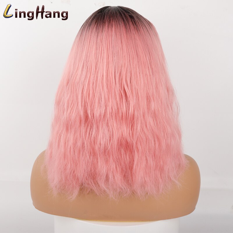 Linghang Red Brown Ombre Blonde Color Afro Kinky C Grandado 