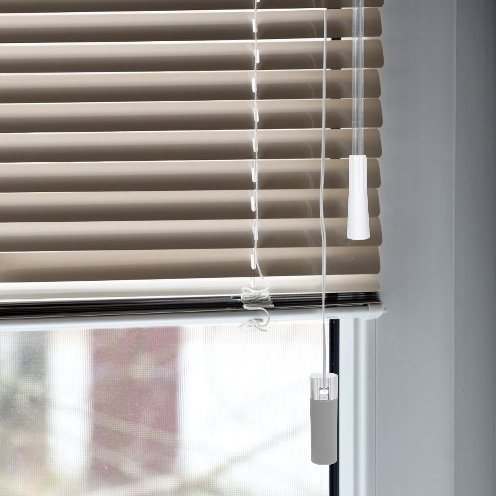 3 Pcs Blind Pull Cord Weighted Pendants Curtains Drawstring Roller Blinds Window Cords Shutters Pull Beads Home Decor Curtain: Red