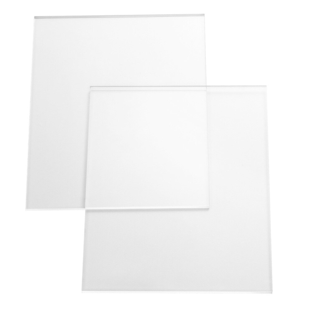 20 pcs Plexiglass Sheets Clear Glass Replacement for Craft Project