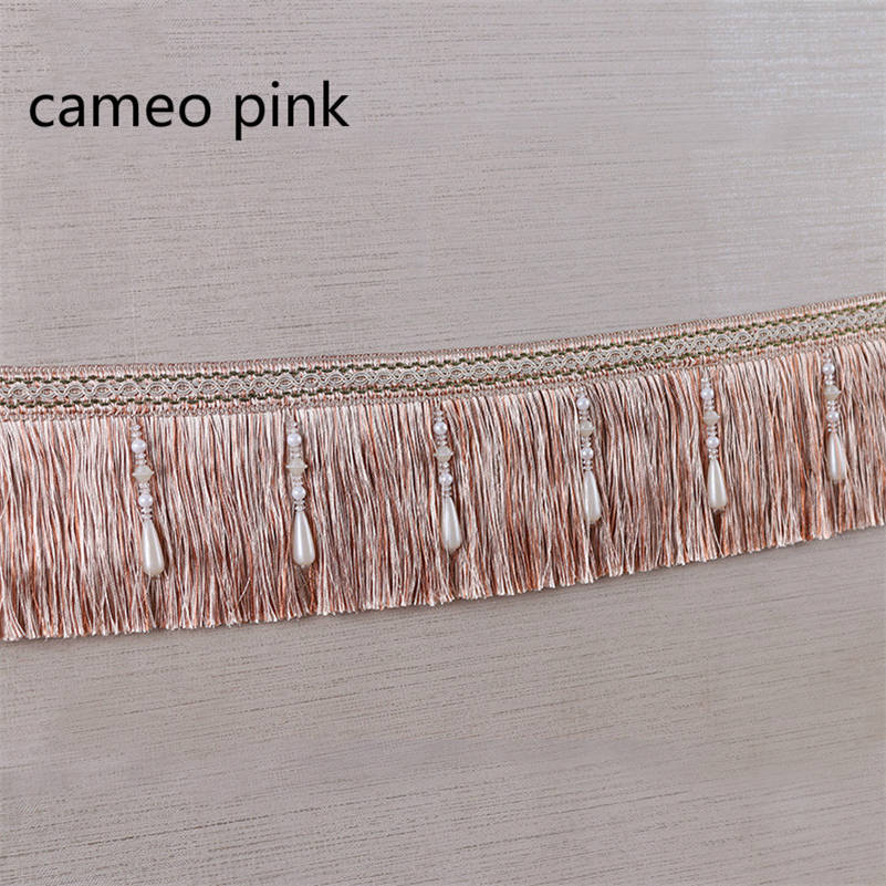 Luxury Exquisite Beaded Tassel Trim Fringe Braid Trimming Wedding Upholstery Fabric Ribbon Sewing: 8