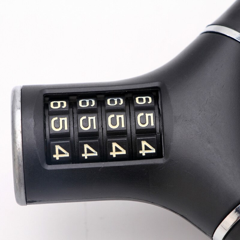 Bike Cable Lock, Heavy Duty Bike Lock, 4-Digit Resettable Combination Cable Lock Best for Bicycle, Motorcycles, Outdoors