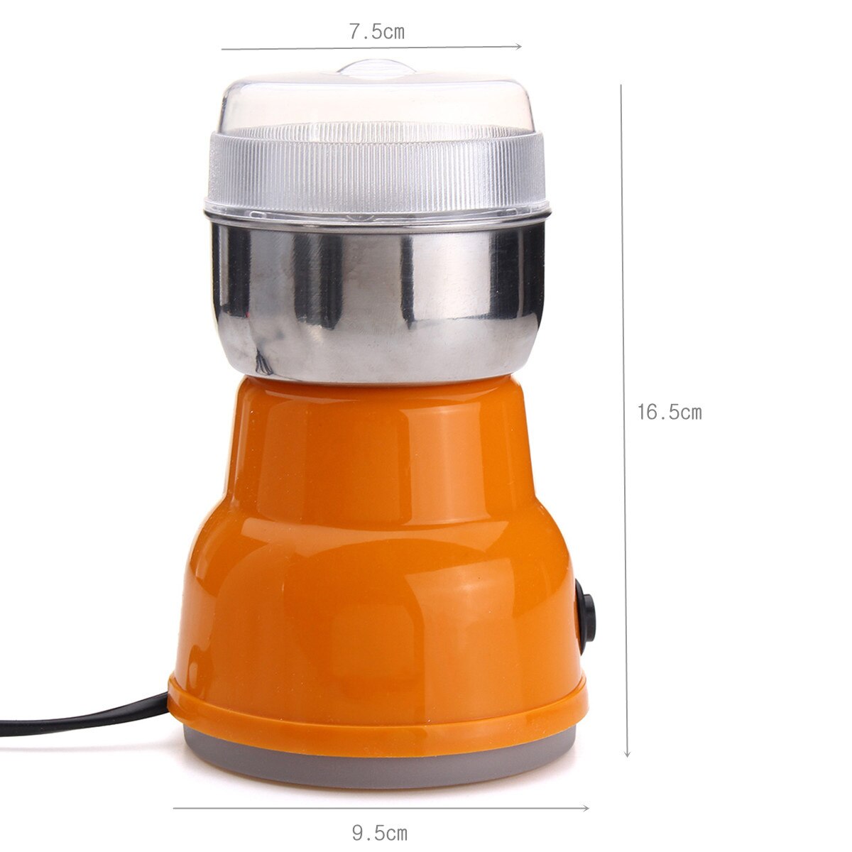 200W Household Coffee Machine Semiautomatic Coffee Maker Salt Pepper Nuts Electric Coffee Grinder Kitchen Appliances
