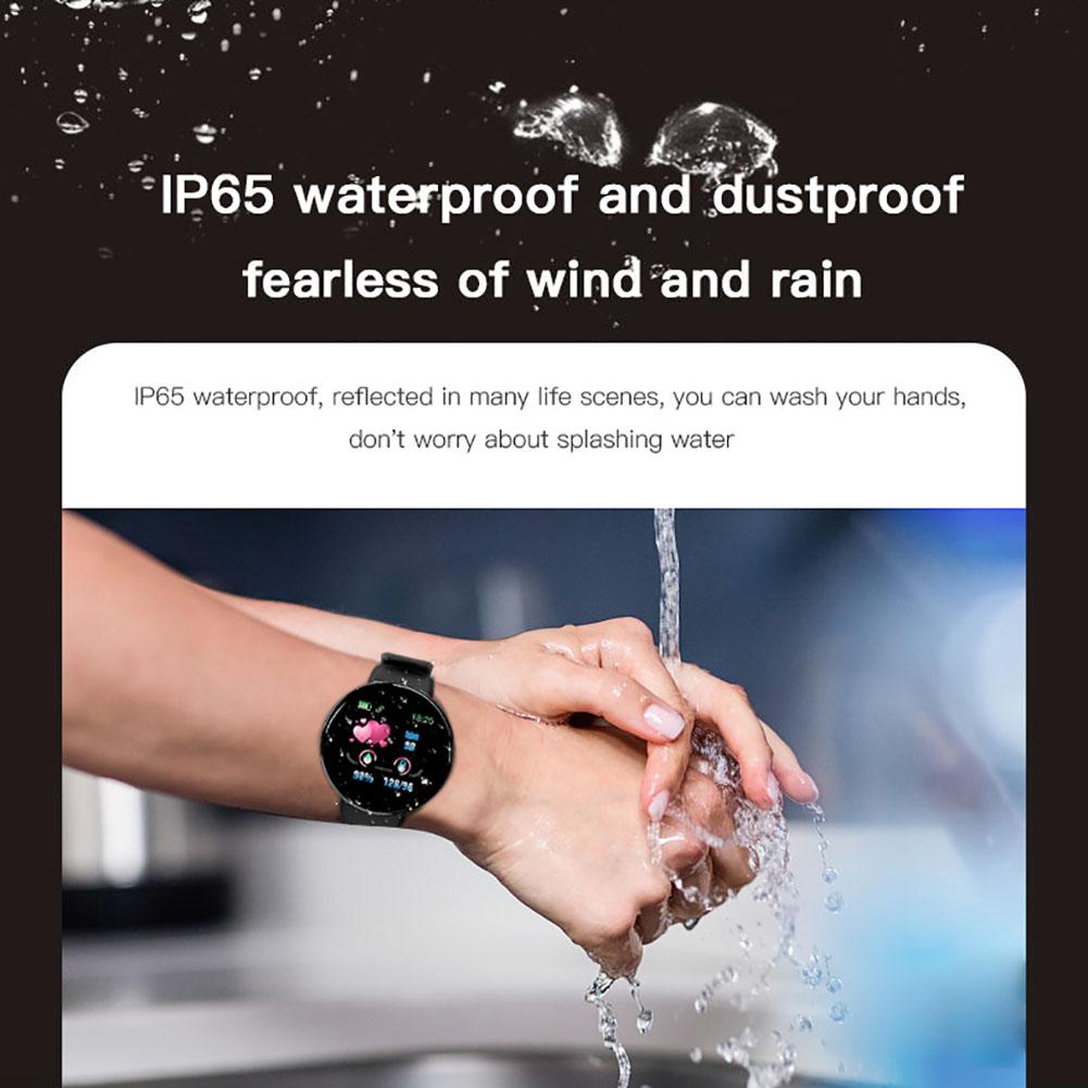 D18 Bluetooth Smart Horloge Mannen Bloeddruk Hartslag Stappen Smartwatch Vrouwen Horloge Waterdicht Sport Tracker