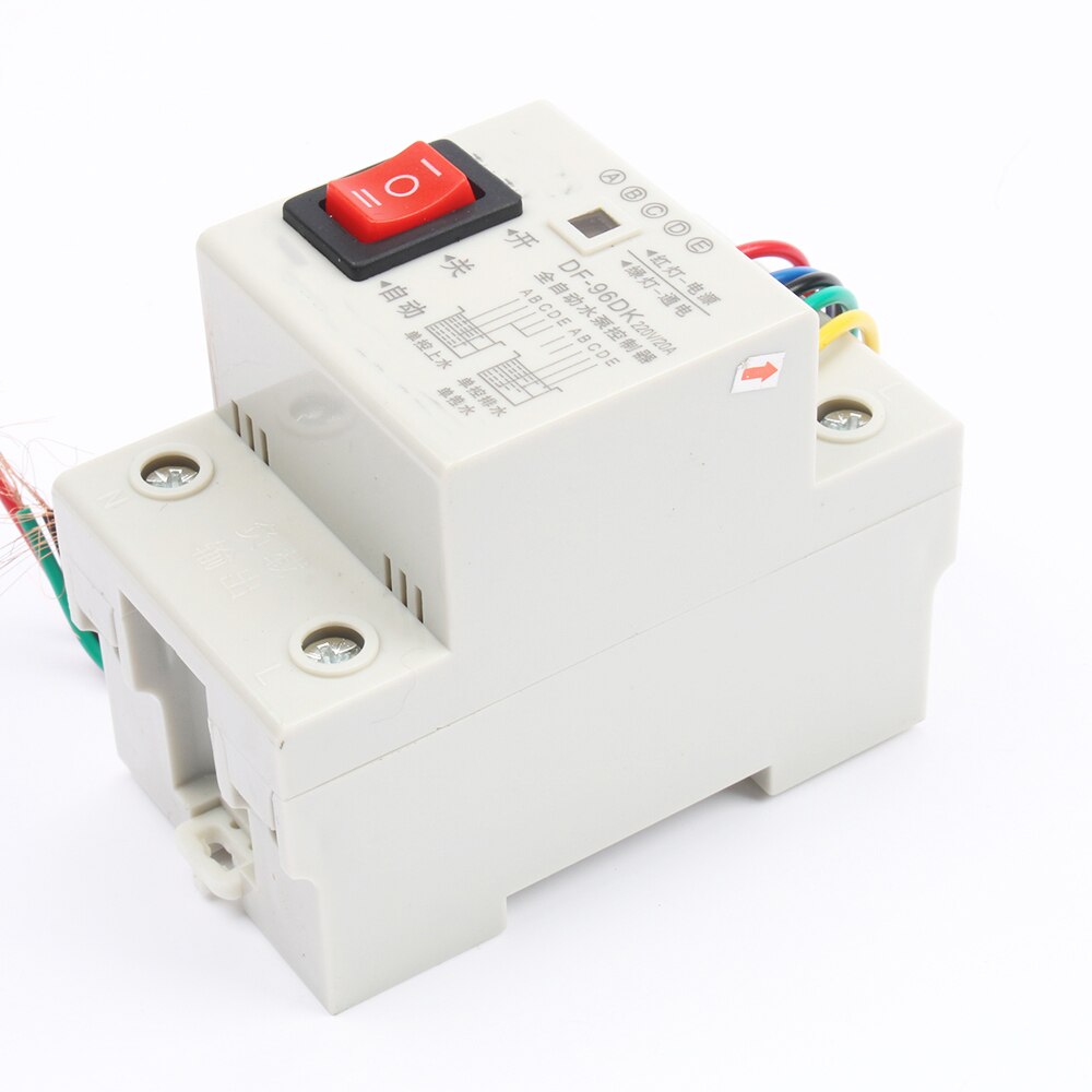 DF-96D Automatic Water Level Controller Switch 10A 220V Water tank Liquid Level Detection Sensor Water Pump Controller 2m wires