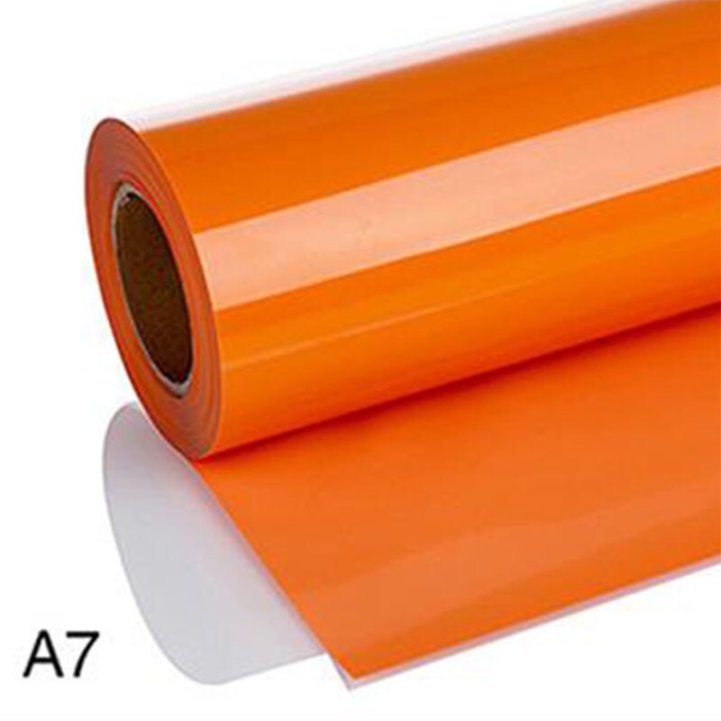 12 " x11 yard /30 cmx 10m pvc varmeoverførsel vinylfilm varmepressemaskine t-shirt strygejern på htv print ark gør det selv tøj: A7