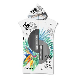 Zomer Hooded Strand Handdoeken Microfiber Kinderen Zwemmen Douche Handdoek Volwassen Badhanddoek Badkamer Handdoek: 5
