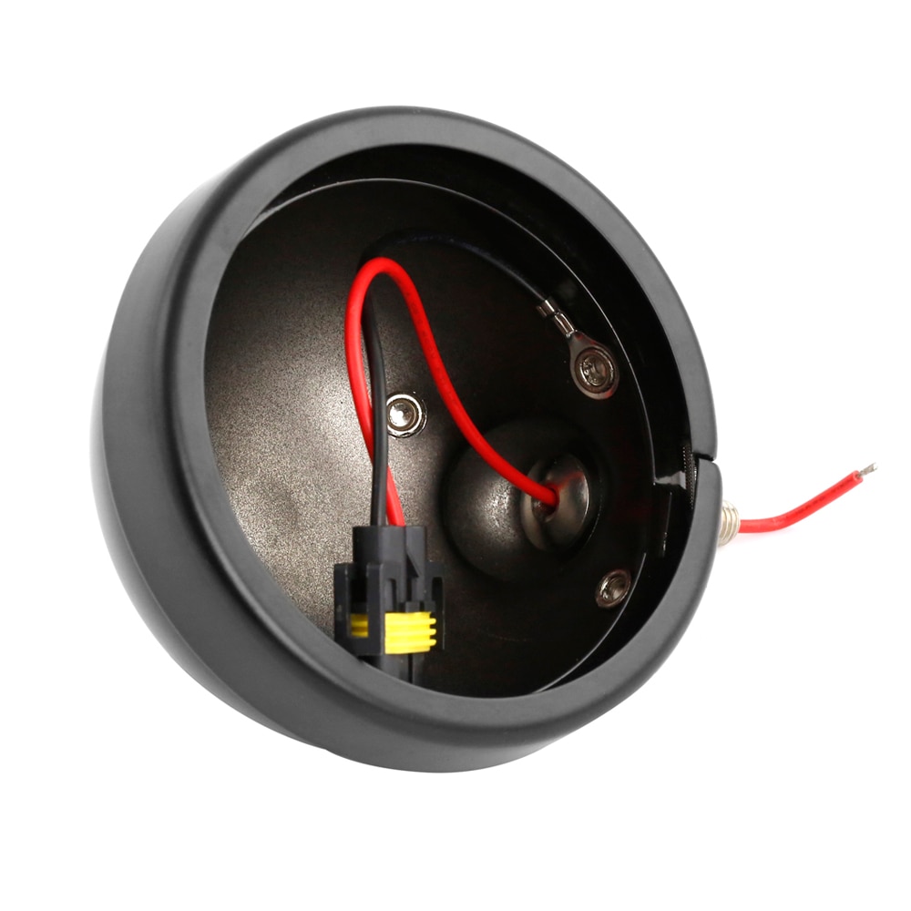 Feux antibrouillard led pour motos, moteur 4-1/2 ", 4.5", support de lampe noir/chromé, DRL, 4.5 pouces