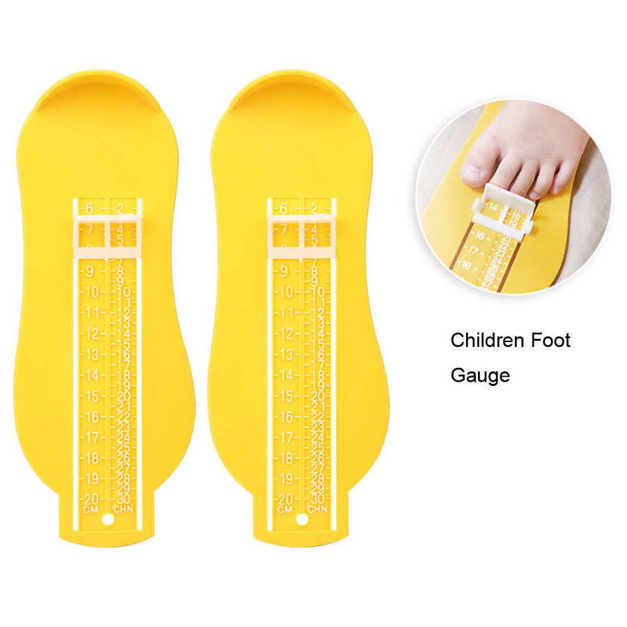 2pcs Baby Foot Ruler Kids Foot Length Measuring device child shoes calculator for chikdren Infant Shoes Fittings Gauge Tools