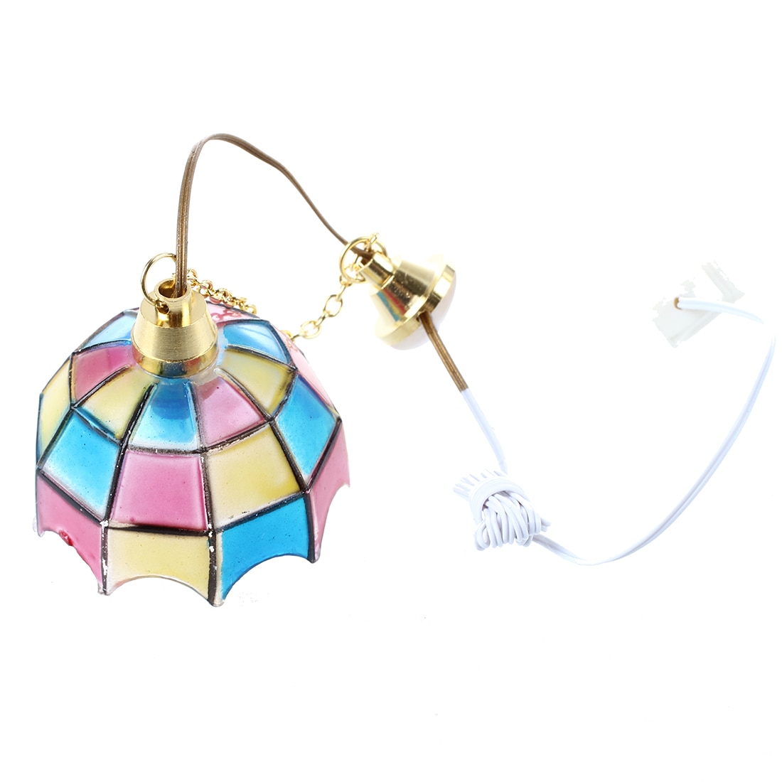 Beste Poppenhuis Miniatuur Mooie Kleur Plafond Lamp Licht Opknoping Lampen