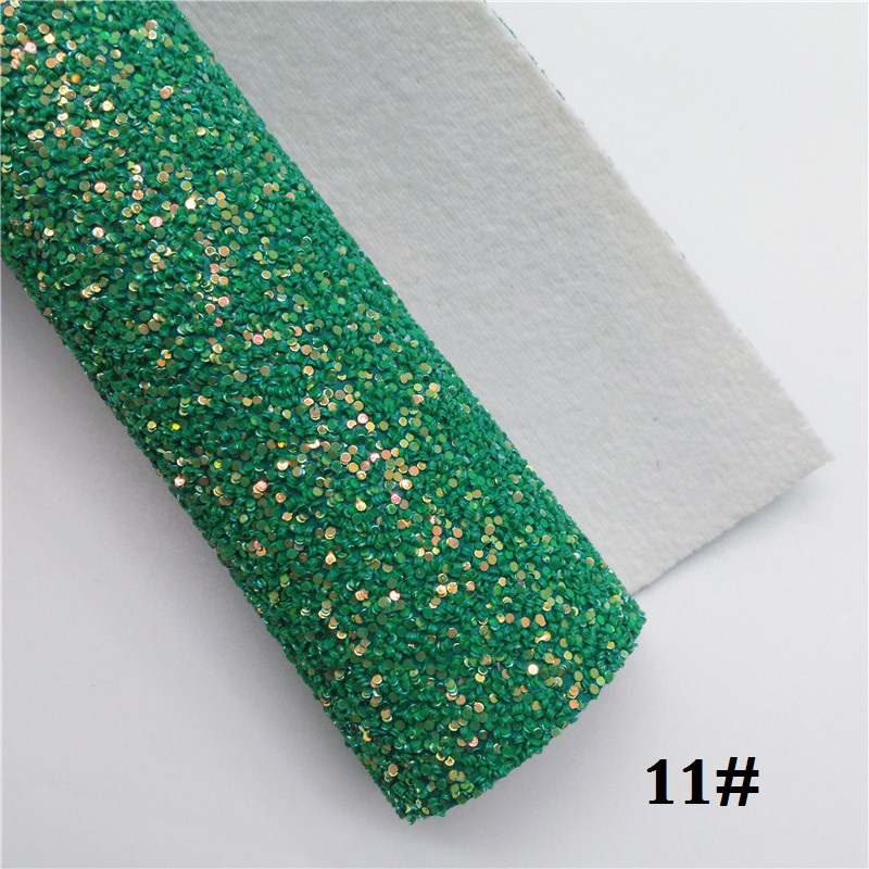 Glitterwishcome 21X29CM A4 taille paillettes tissu, gros cuir pailleté, Faux cuir PU tissu vinyle pour les arcs, GM502A: 11