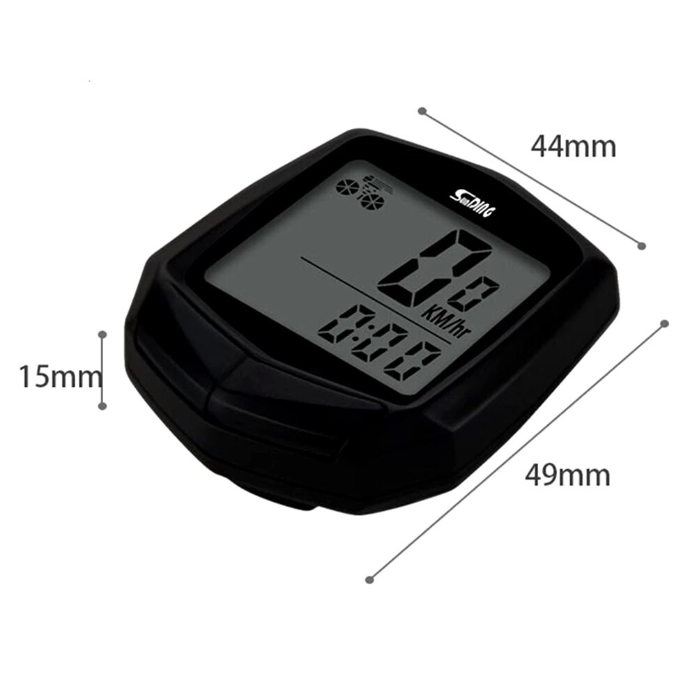 SD-581 Bike Computer Multifunctional Wireless Bicycle Sensor MTB Road Bike Speedometer / Stopwatch With LCD Digital Display