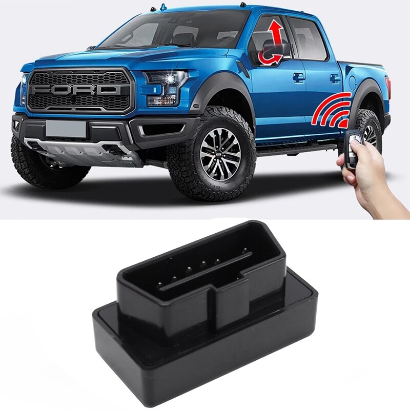 Obd Automatische Auto Venster Dichterbij Module Met Spiegel Vouwen Functie Voor Ford F150 Raptor Accessoires: Default Title